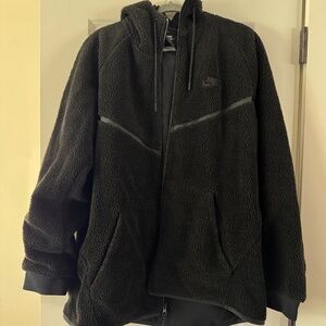 Nike Jacket mens sherpa jacket zipup